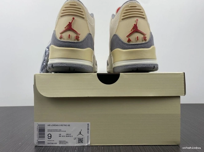 3 Muslin Retro DH7139-100 Air Jordan 1110